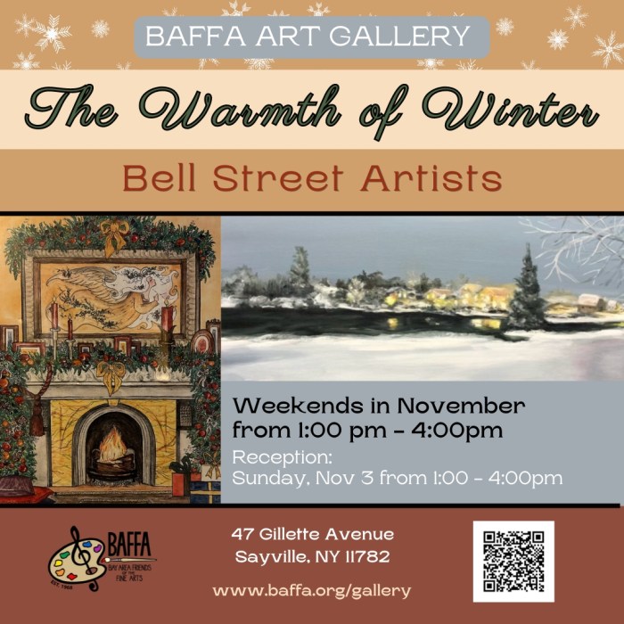 Please join us at the BAFFA Art Gallery