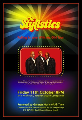 The Stylistics Flyer Carnegie Hall