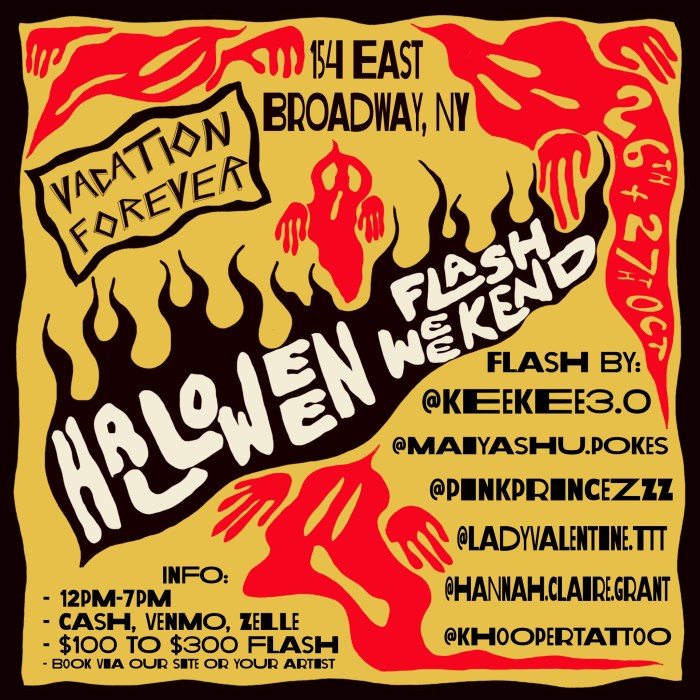 Get ready for our Halloween Flash Weeken