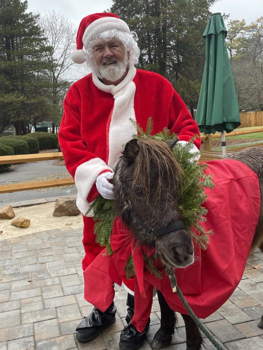 Meet Santa at the Long Island Game Farm.