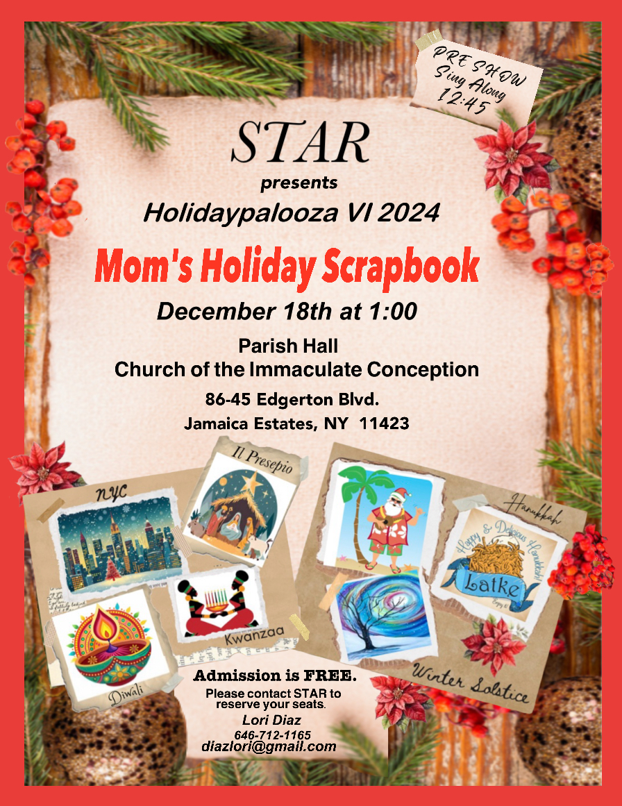 Senior Theater Acting Repertory: Mom’s Holiday Scrapbook 