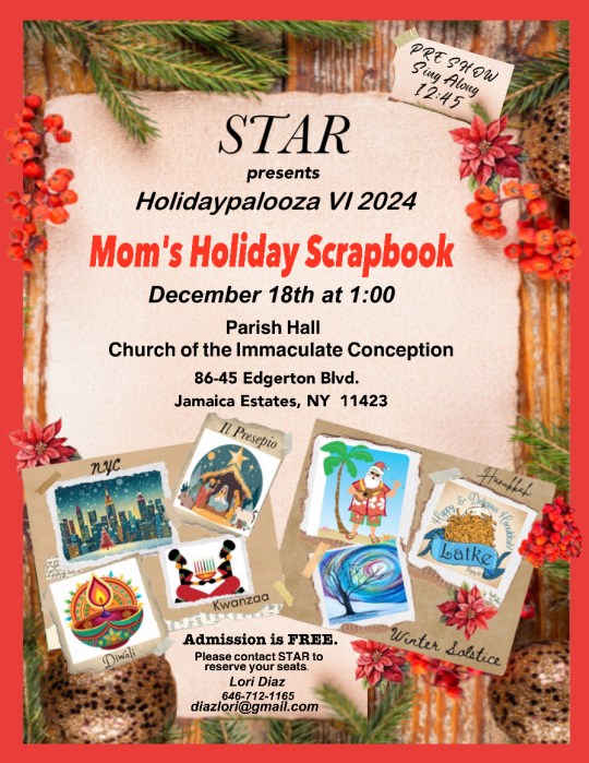 Join us for this special FREE holiday sh