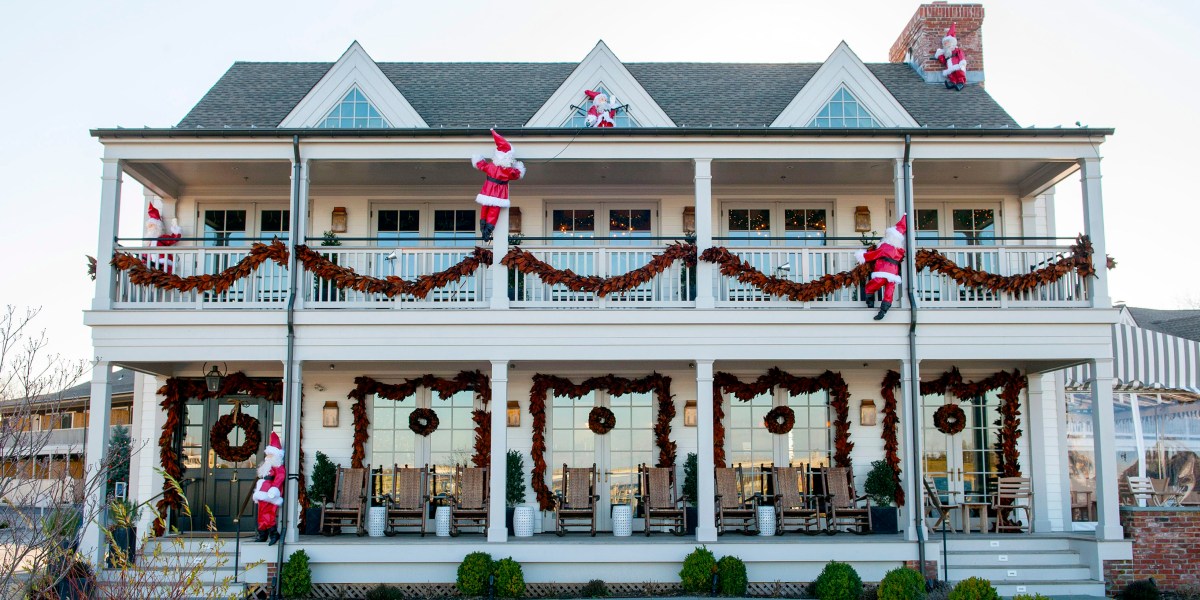 Christmas at Baron’s Cove Restaurant and Inn, Sag Harbor, N.Y.