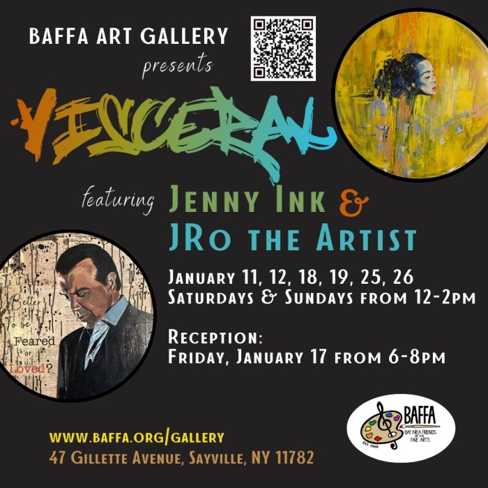 Showing at the BAFFA Gallery in January