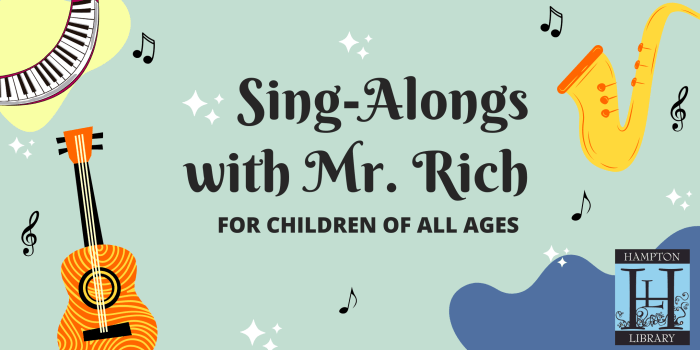 For children of all ages Come sing, danc