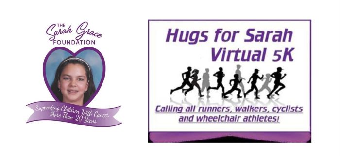 HUGS FOR SARAH 2025 VIRTUAL 5K Participa