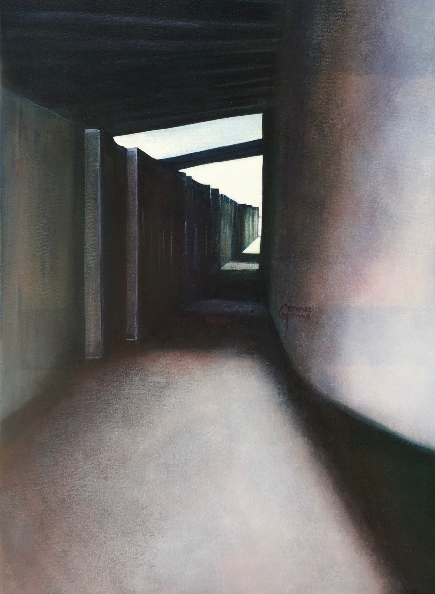 5. THE PATH acrylic on canvas 36×48 2022 Connie Manna