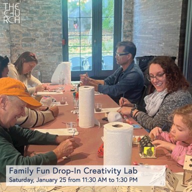 Family Fun Creativity Lab 1.25.25 Event Card