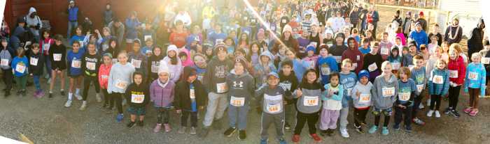 The Run the Farm trail race include a 5