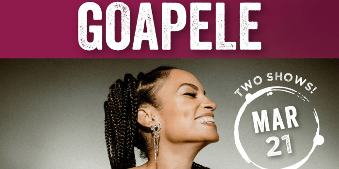 Goapele is a singer/songwriter, entrepre