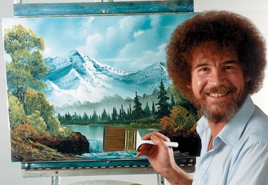 Paint like Bob Ross