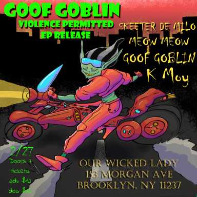GG ep release flier