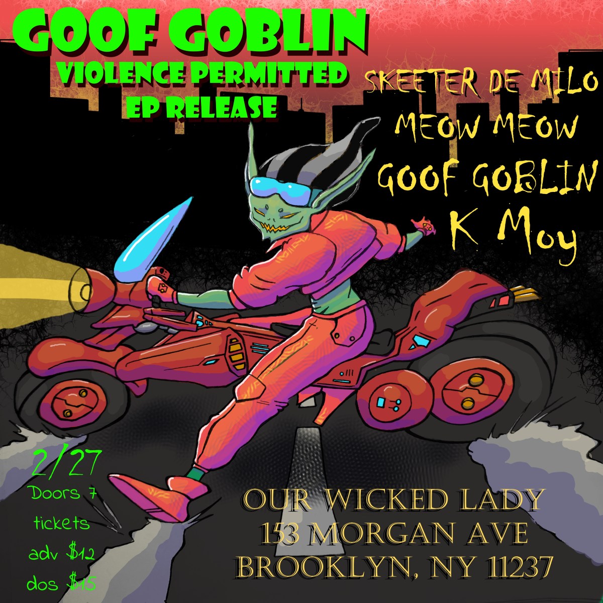 GG ep release flier