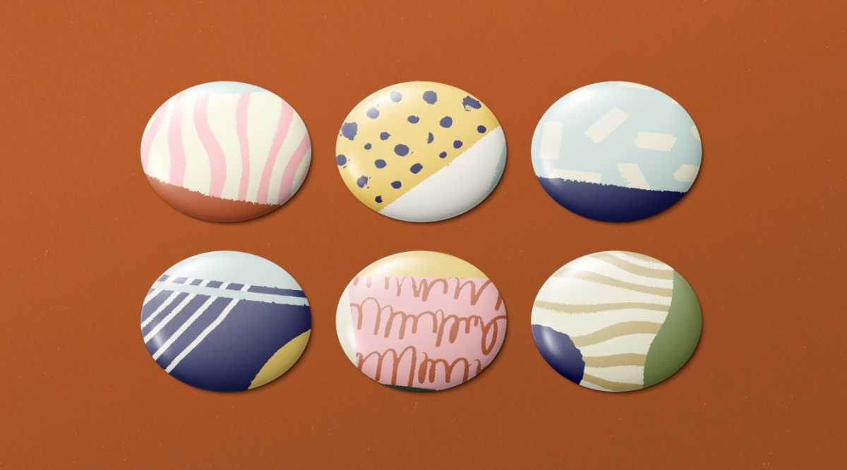 button pins 9×5