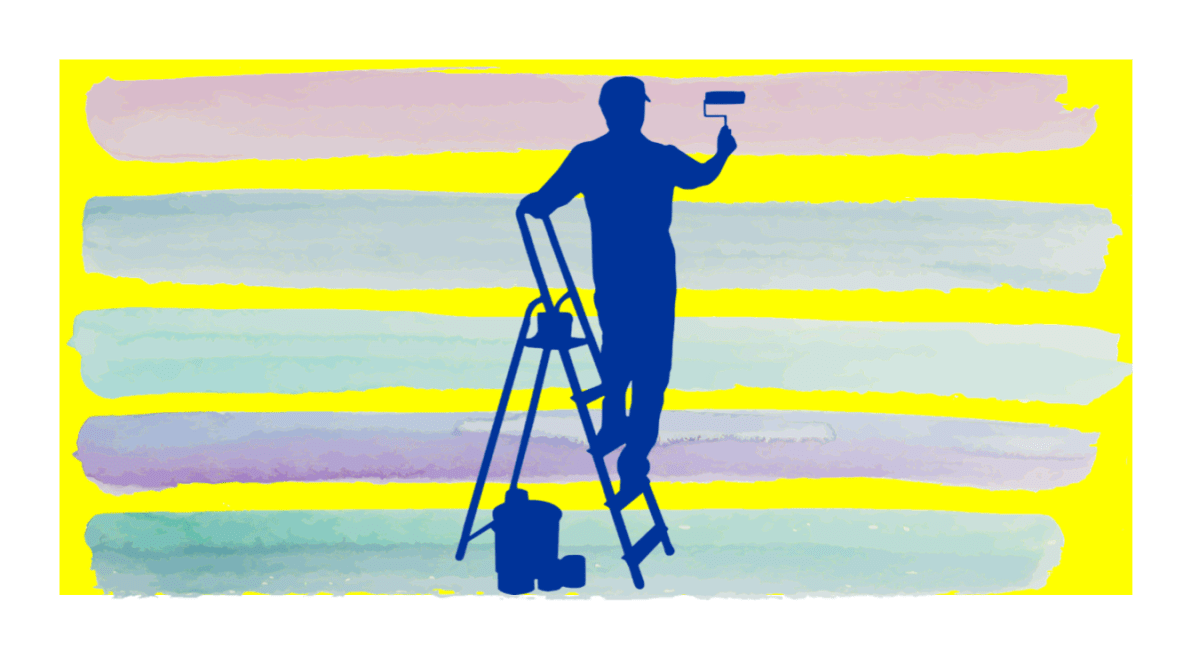 squeegee painting 9×5