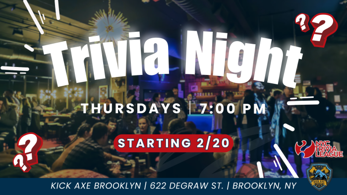 Join us for Thursday Trivia Night with N