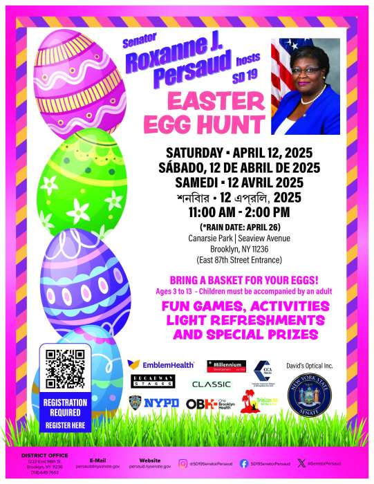 Our annual SD-19 Easter Egg Hunt is comi