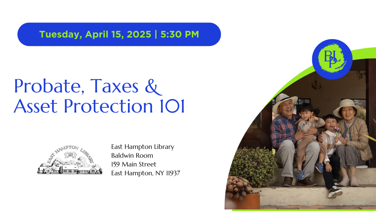 April 15 2025 – FB Event Cover – East Hampton Library