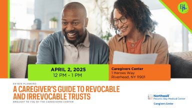 April 2 2025 – FB Event Cover – Peconic Bay Caregivers Center