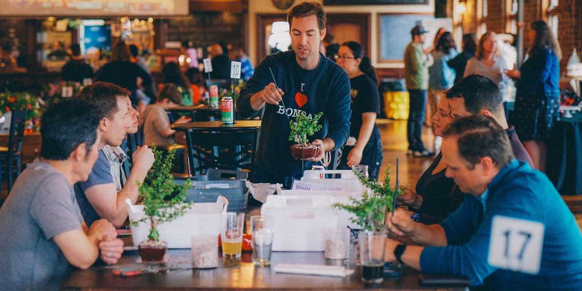 Bonsai Workshop at Grimm Artisanal Ales