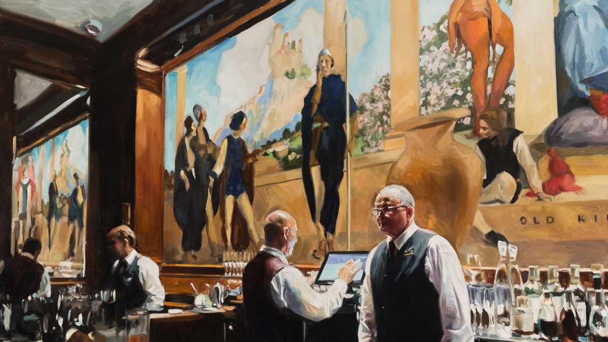 CavalierGalleries_Paul_G_Oxborough_bartenders_at_the_king_cole