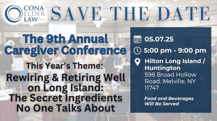Join us for the Annual Cona Elder Law Ca