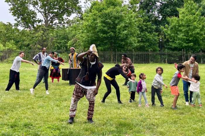 Get up and dance to live West African Dr