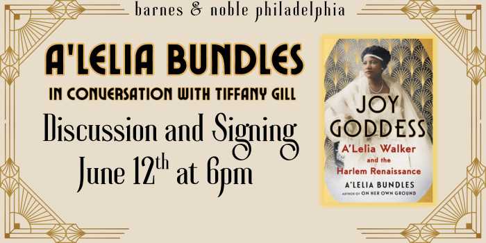 Join A’Lelia Bundles and Barnes