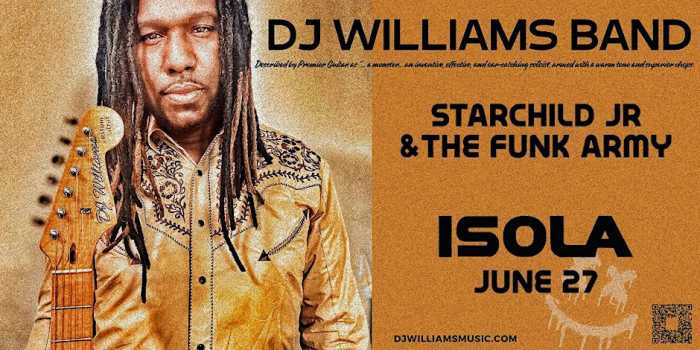D.J. Williams is an acclaimed guitarist,