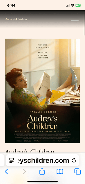 Special viewing of Audrey’s Children wit