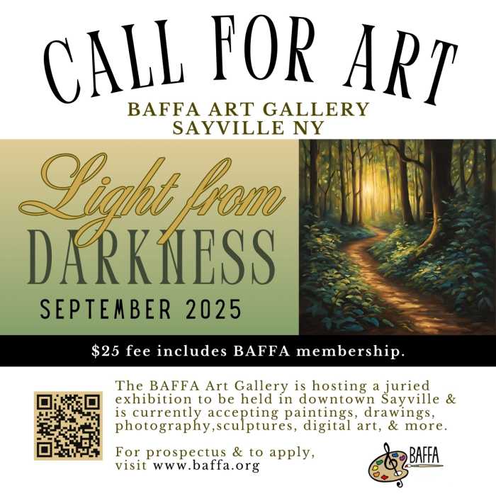 Call for Artists! Light From Darkness: a