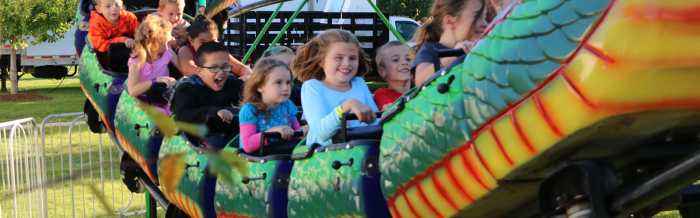 This exciting carnival features rides, g