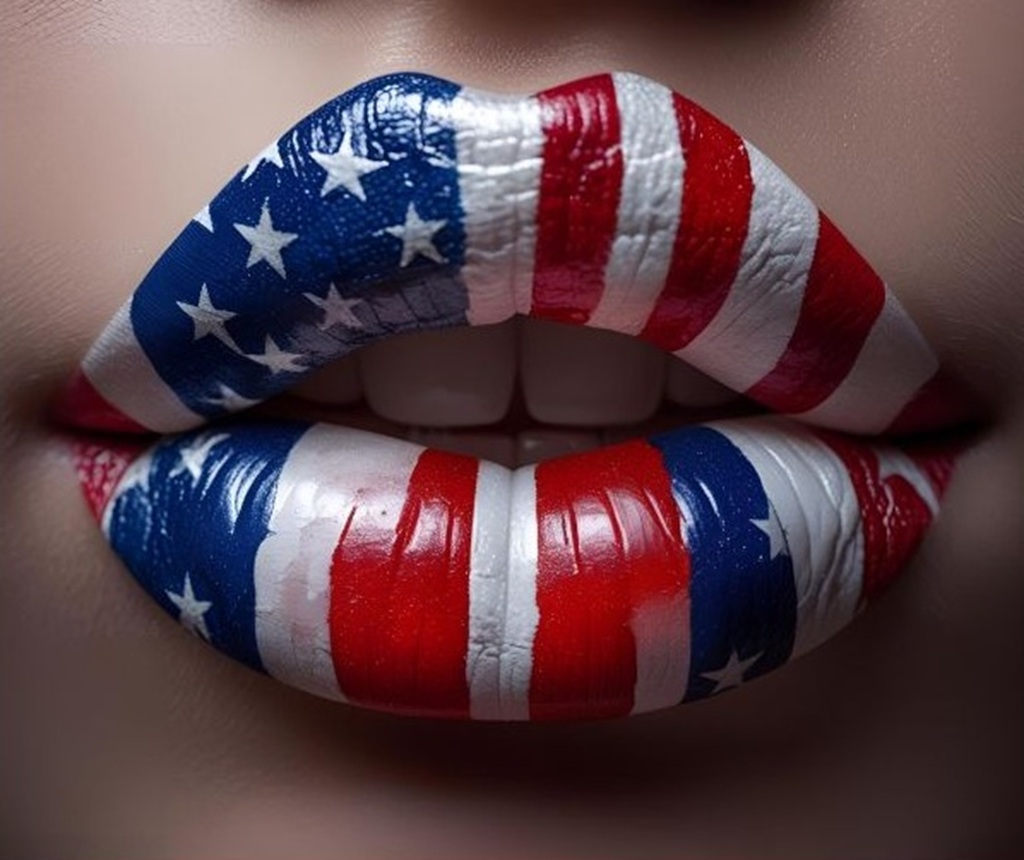 americanflaglips
