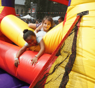 bounce house square