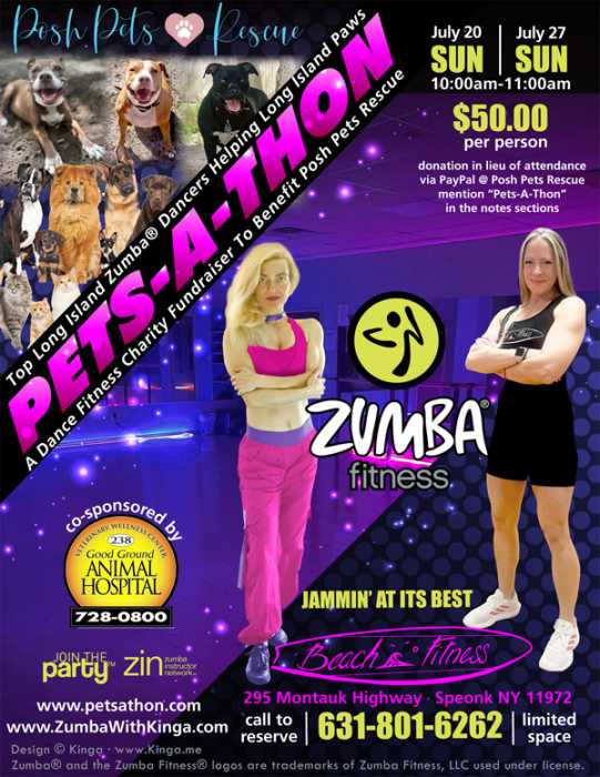 PETS-A-THON Top Long Island Zumba(R) Dan