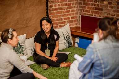 2024 Wonderment conference – Corlears teacher Benna Cheung leading a workshop