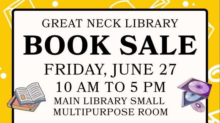 The Great Neck Library is having a major