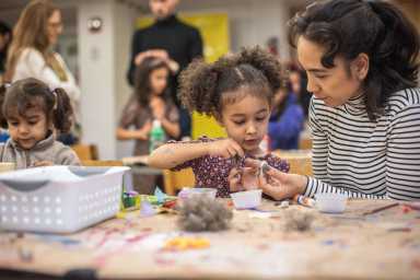 Bronx Family Art Project Blossom Up Your Garden Flag