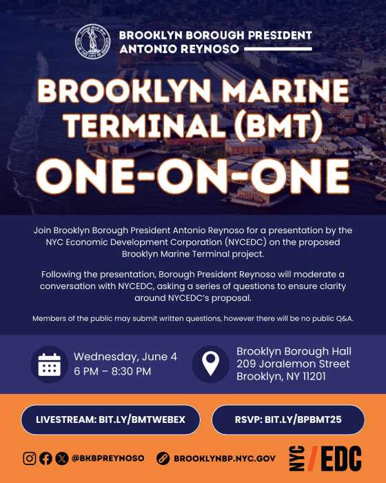 Join Brooklyn Borough President Antonio