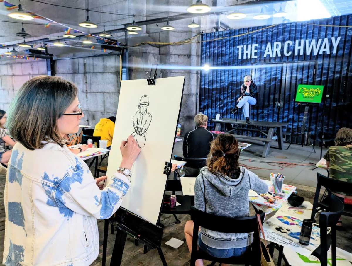 Drink and draw