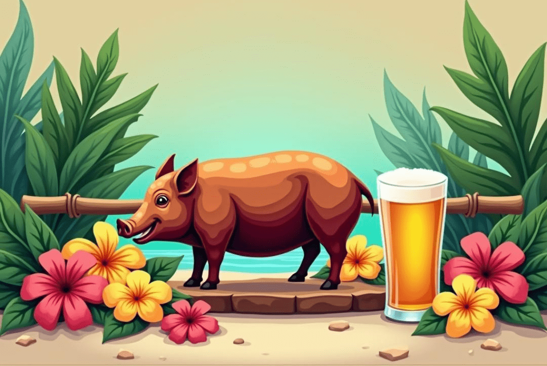 Instagram Post – Tropical Pig Roast Party