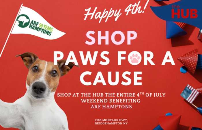 Shop PAWS FOR A CAUSE at The HUB the ent