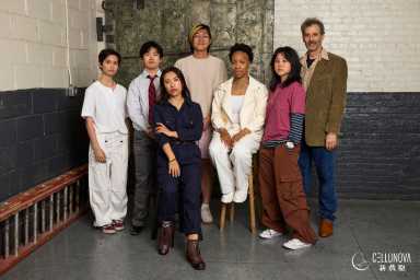 Cast of of Destination Undefined with director Yibin Wang-photo by Doug Holt Photography-web12
