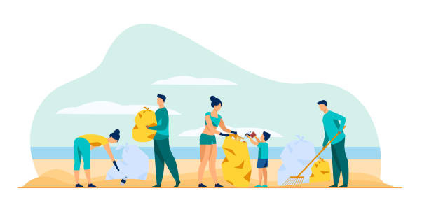 beach clean up graphic