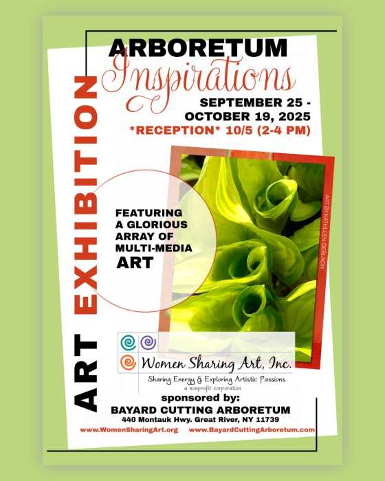 Come to the Bayard Cutting Arboretum to