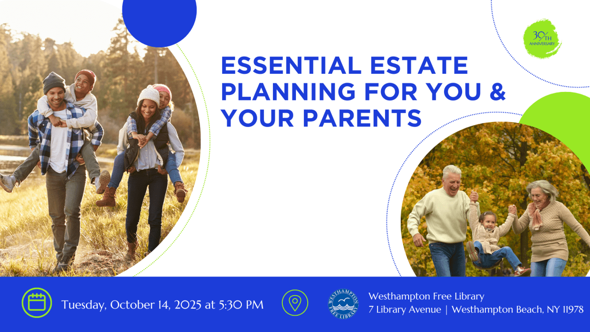 October 14 2025 – FB Cover – Westhampton Free Library