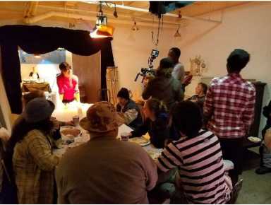 people around table