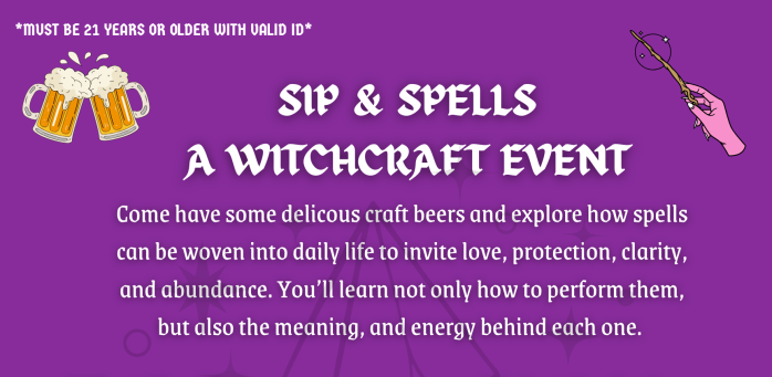 🔮✨ Sip & Spells: A Witchcraft Experi