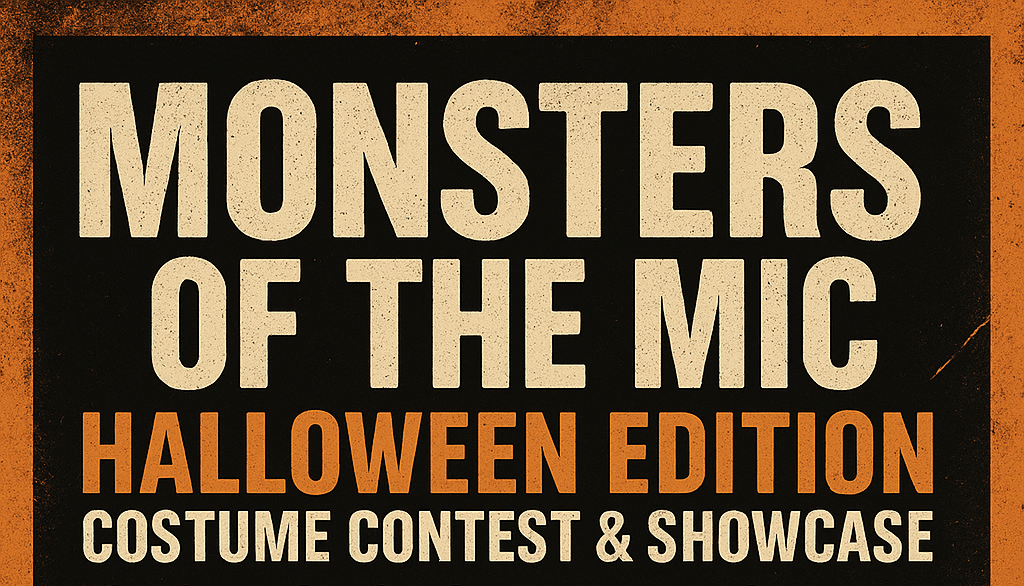 20251002_1826_Monsters Mic Halloween_simple_compose_01k6kgdzzxf3z995bb48myyqc8