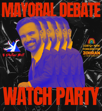 Gays for Zohran Debate Party!